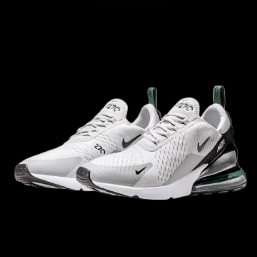 Nike Air Max 270 Running Mens Vast Grey White Fir Green